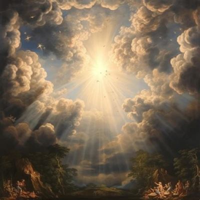 A Ceia Celestial Uma Obra-Prima Luminosa que Convida à Reflexão Espiritual!